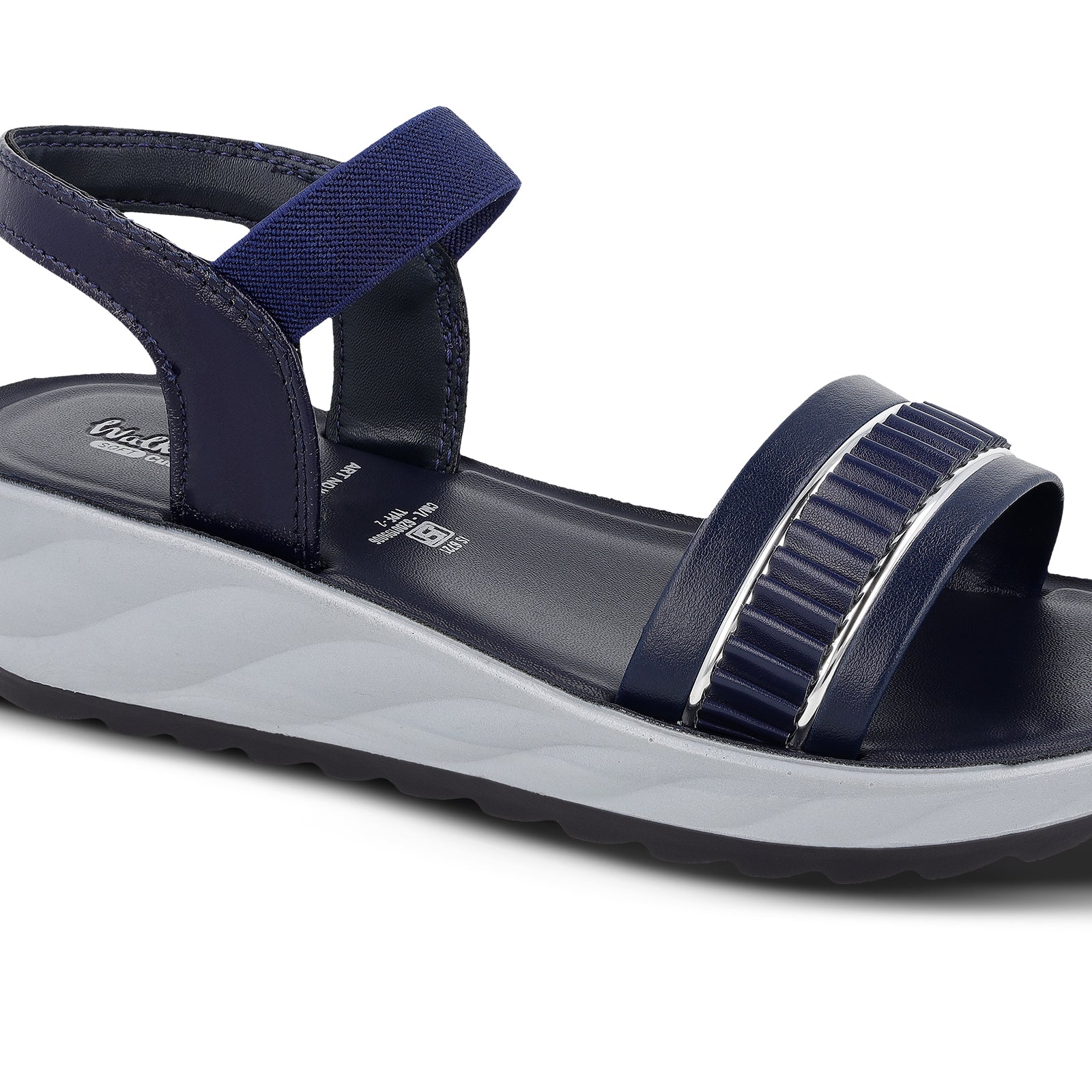 Women's Wedge Heel Sandals  - WLP77014 Blue