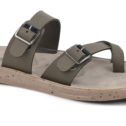 Men's Daily Wear Sandals - WGR53517 Olive