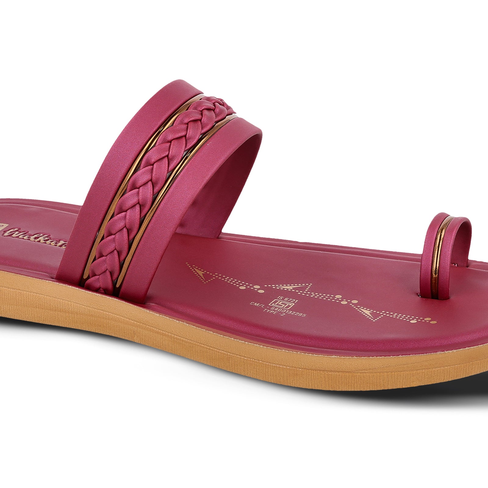 Women's Daily Wear Sandals  - WLR74501 Maroon