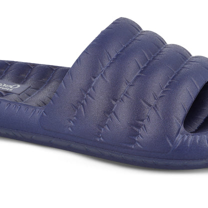 Men's Flip Flop Sliders  - WC8770 Navy Blue