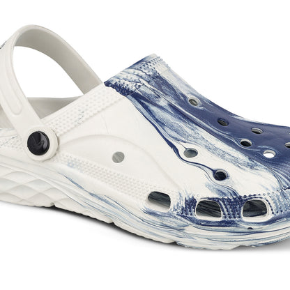 Men's Clogs  - 501 White Blue