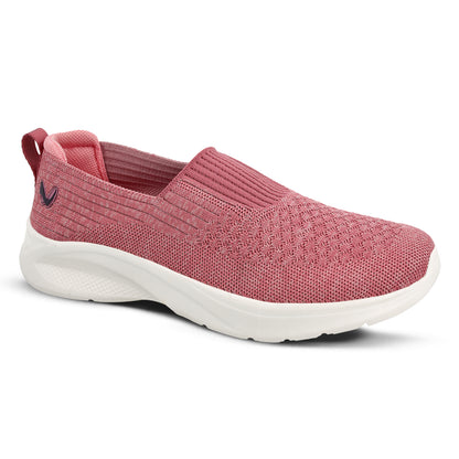 Women's Slip-on Walking Shoe - WS3266 Peach
