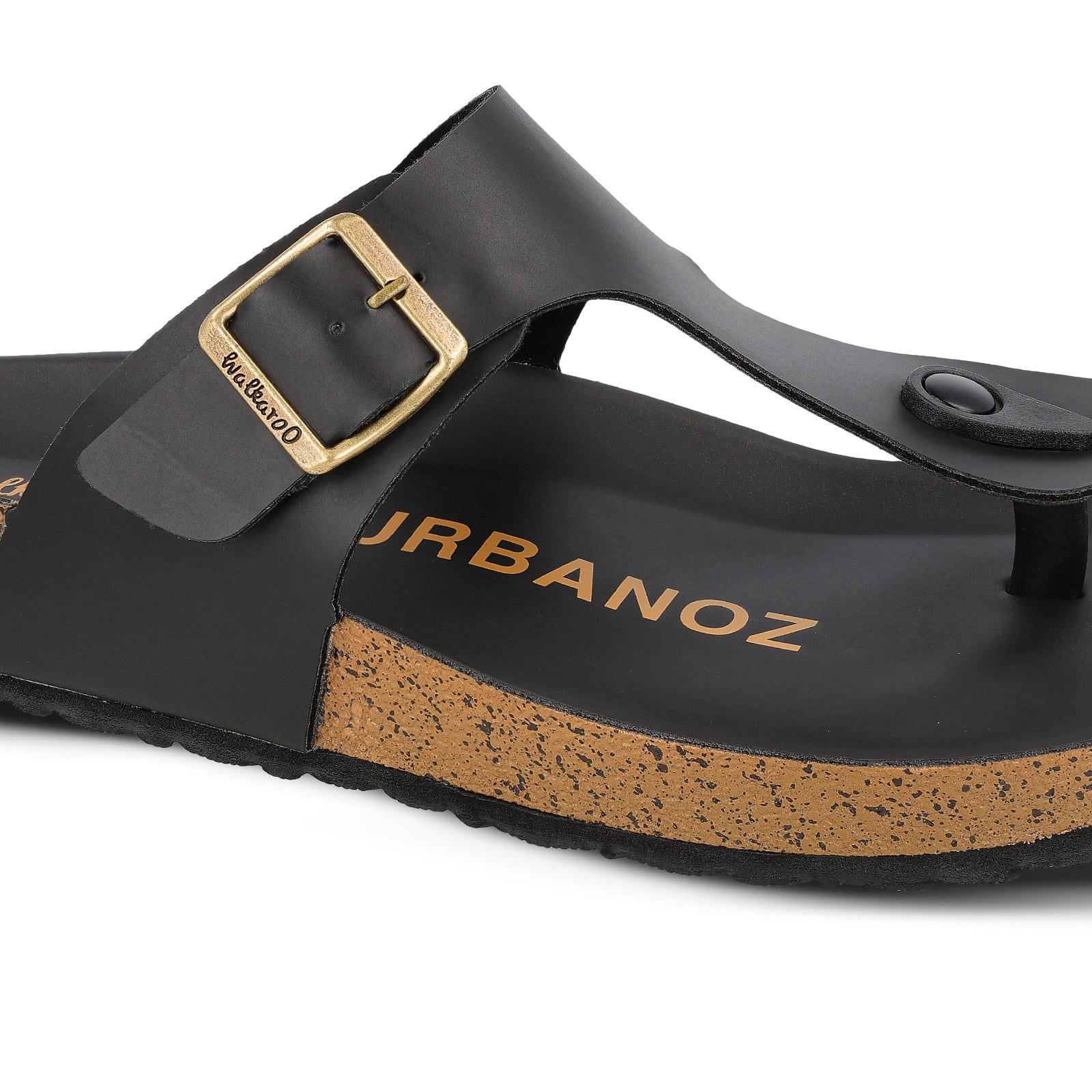 Buy URBANOZ Men's Comfort Sandals - WGE53242 Full Black Online