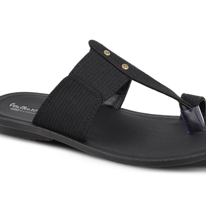 Men's  Traditional Chappal  - WGR53158 Black