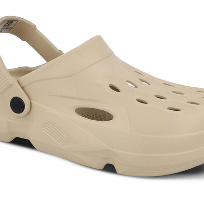 Walkaroo Mens Clogs  - WC8721 Khaki