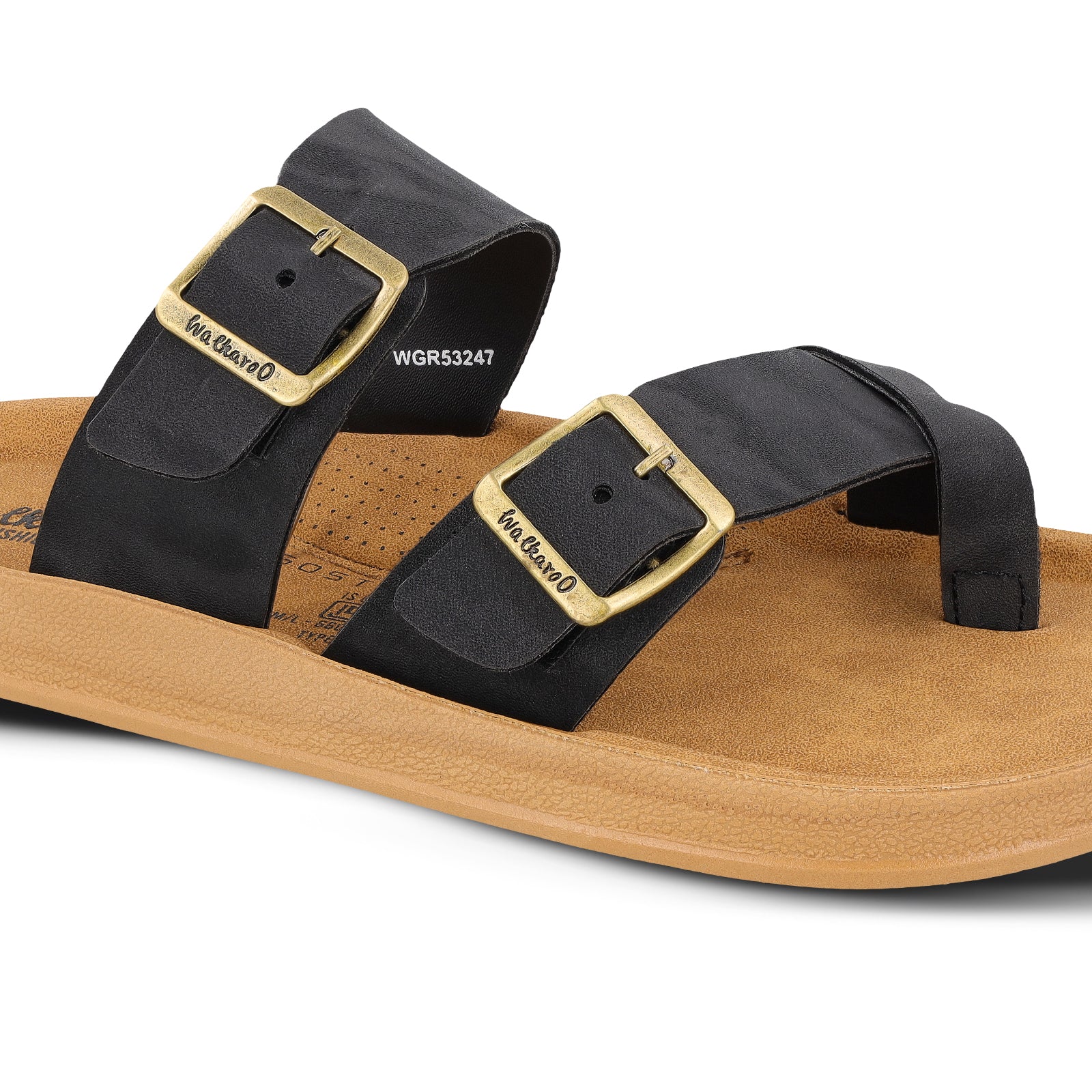 Men's Daily Wear Sandals - WGR53247 Black Beige