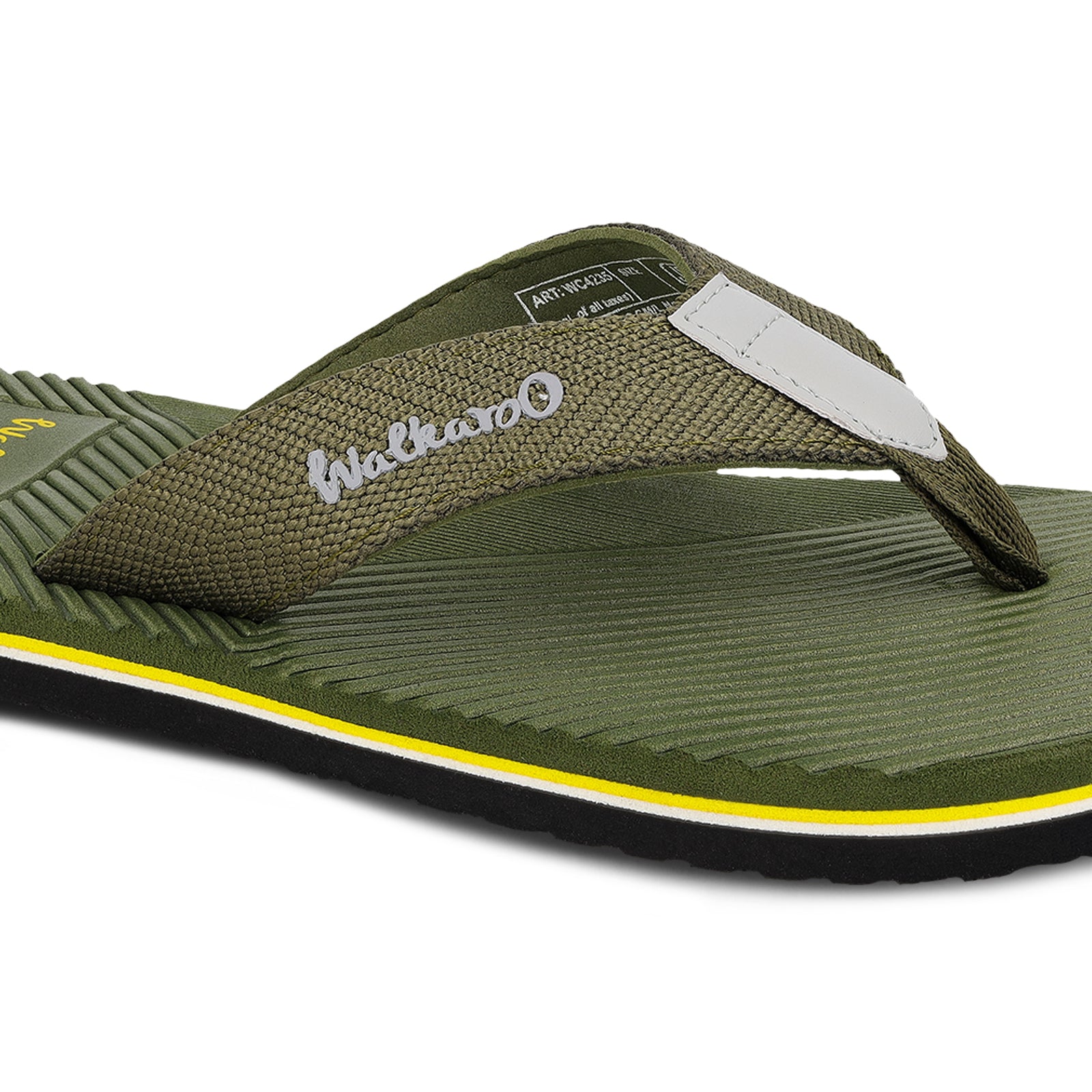 Men's Flip-Flop Slippers - WC4235 Olive