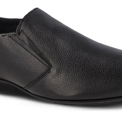 Men's Leather formals Shoes - WF6053 Black
