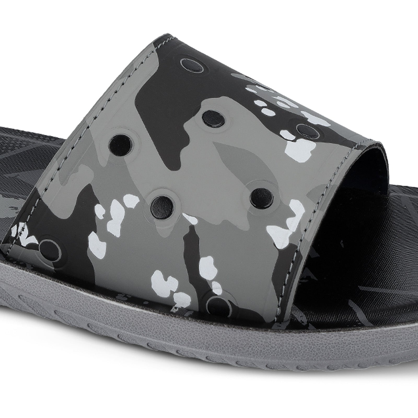 Printed Men's Slider - WE1324 Black