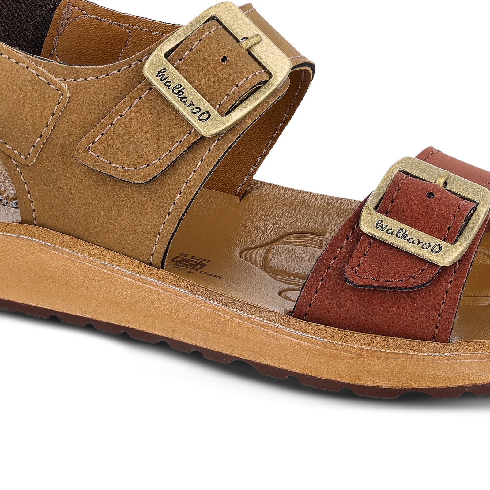 Kid's Daily Wear Sandal  - WK733 Barn Red