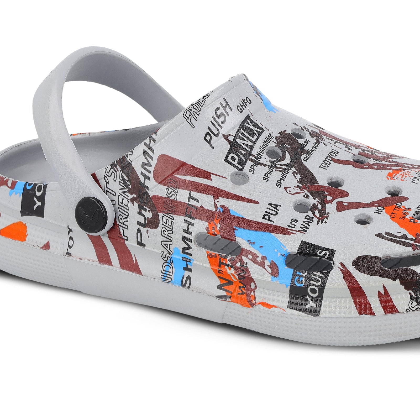 Men's Clogs  - WC8824 Light Grey