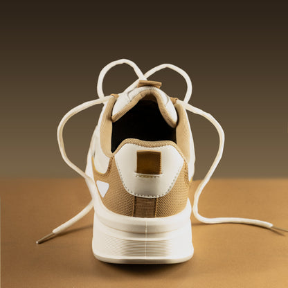 Men's Sports Sneakers - WY3490 White Beige