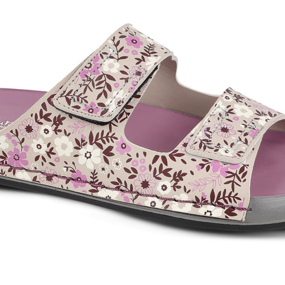 Women's Daily Wear Comfort Sandals - WLP74041 Mauve