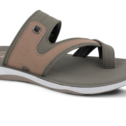 Shop Men's Daily Wear Sandals WE1349 Olive Online – Walkaroo