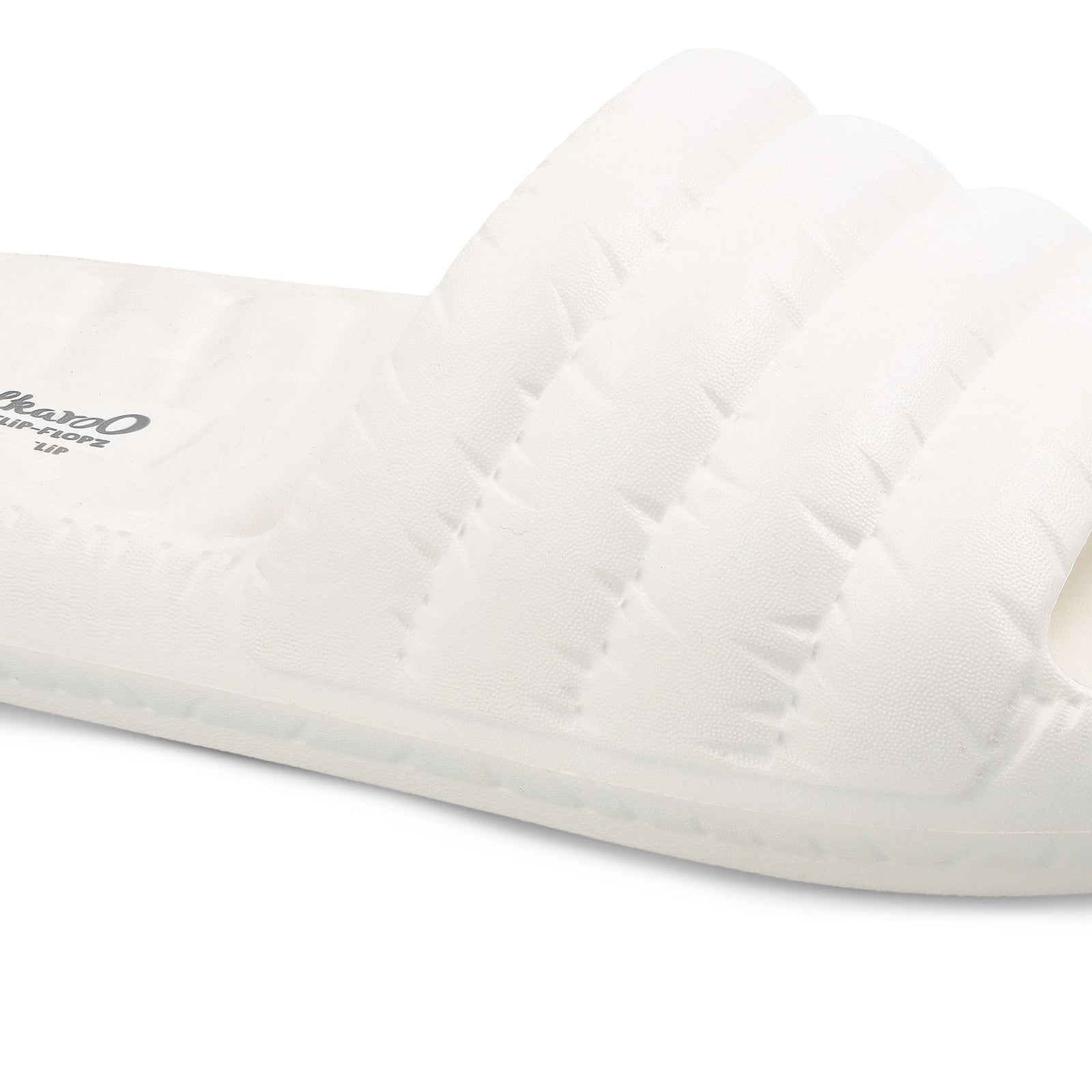 Men's Flip Flop Sliders  - WC8770 White