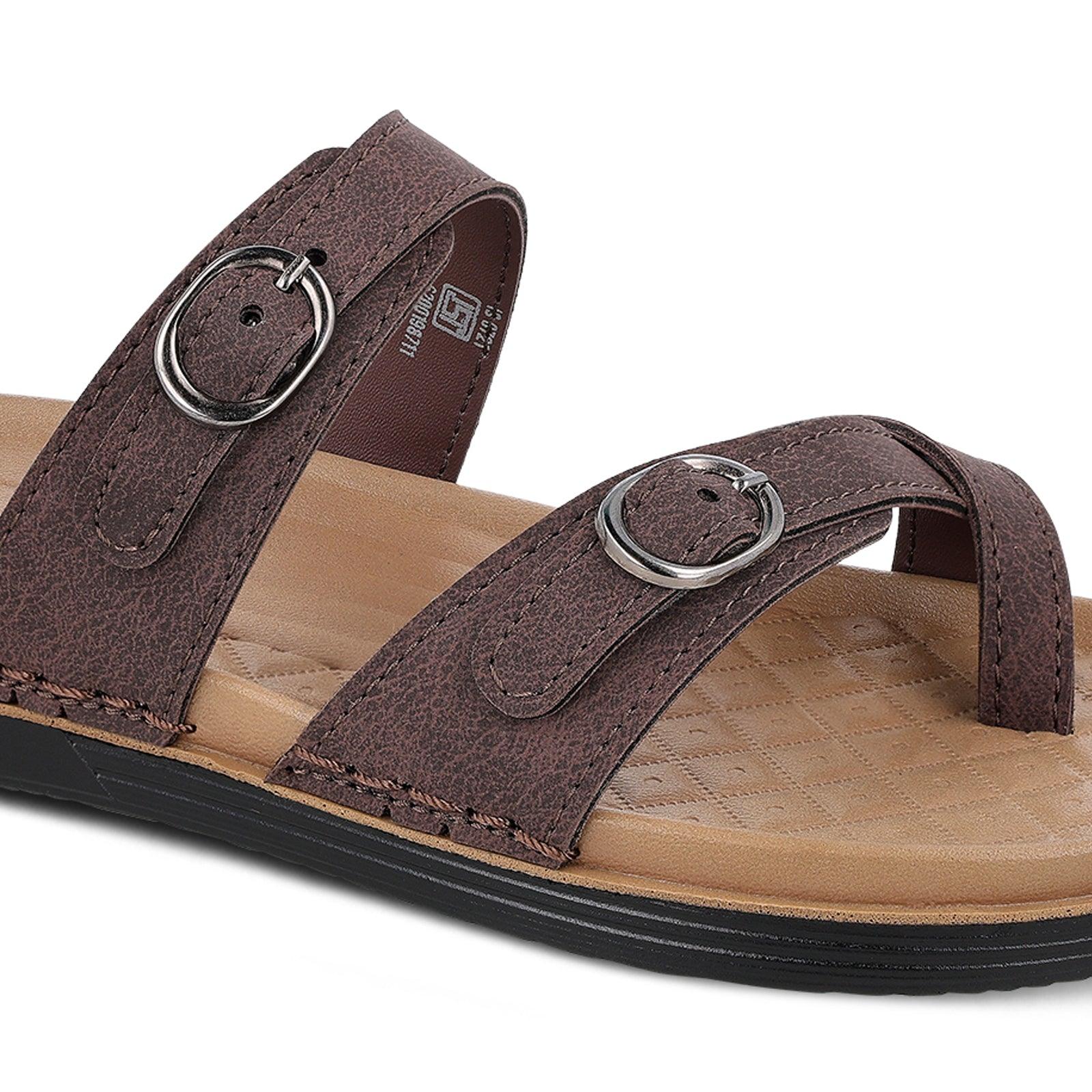 Women's Daily Wear Comfort Sandals - WE2501 BROWN