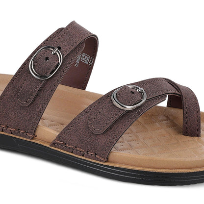 Women's Daily Wear Comfort Sandals - WE2501 BROWN