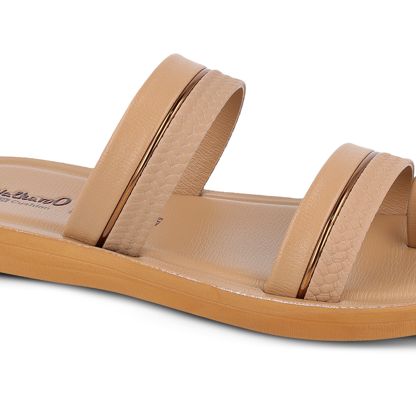 Women's Daily Wear Sandals  - WLR74002 Cream