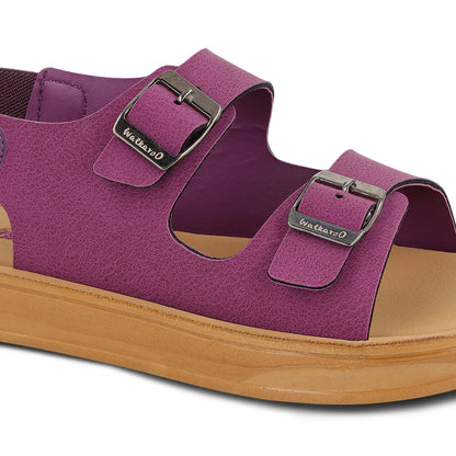 Women's Daily Wear Sandals  - WL7877 Plum