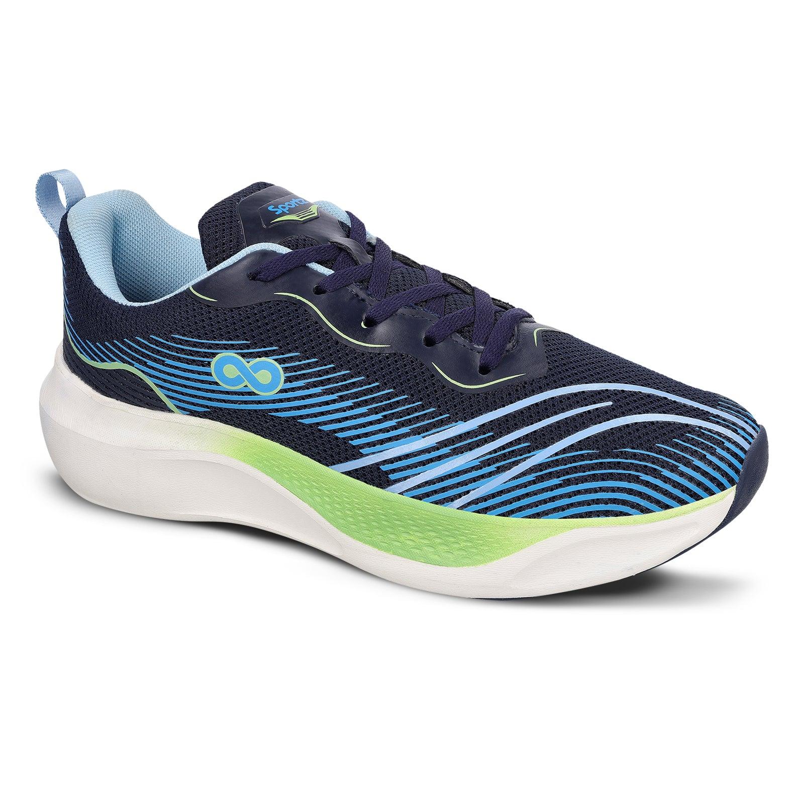 Buy Blue Men's Walking Shoes WS9142 Online at Best Price â Walkaroo Footwear