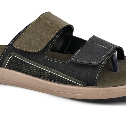 Men's Daily Wear Sandals - WGR53377 Olive