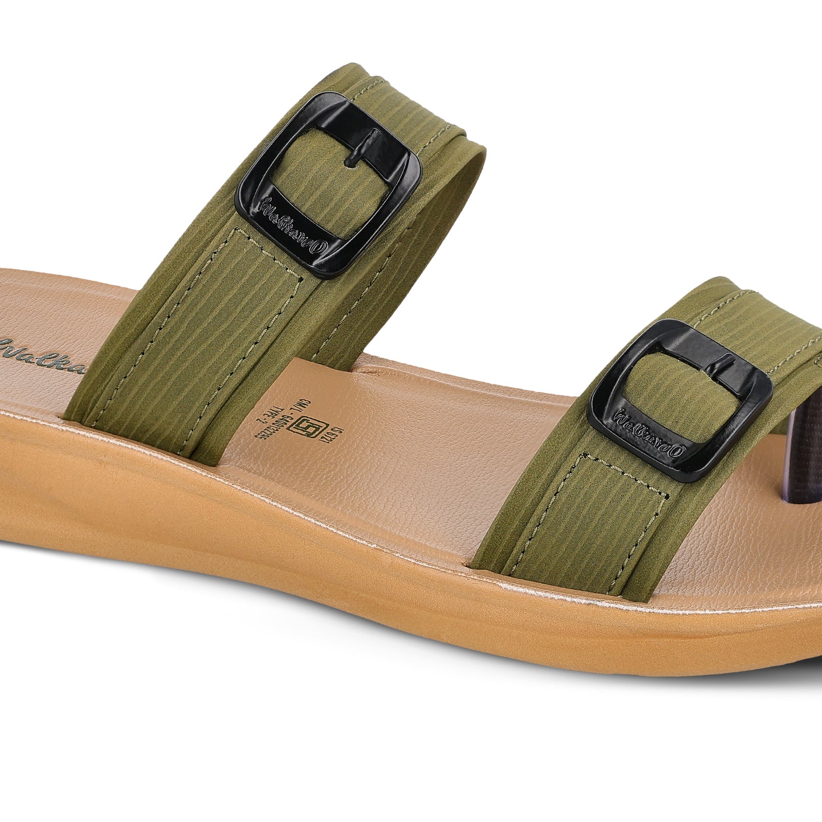 Women's Daily Wear Sandals  - WLR74003 Olive Beige