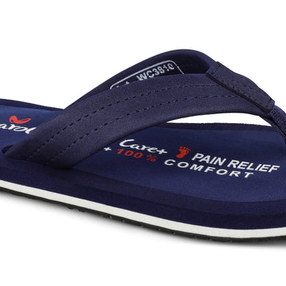 Men's Care Plus Flip-Flop  - WH3810 Navy Blue