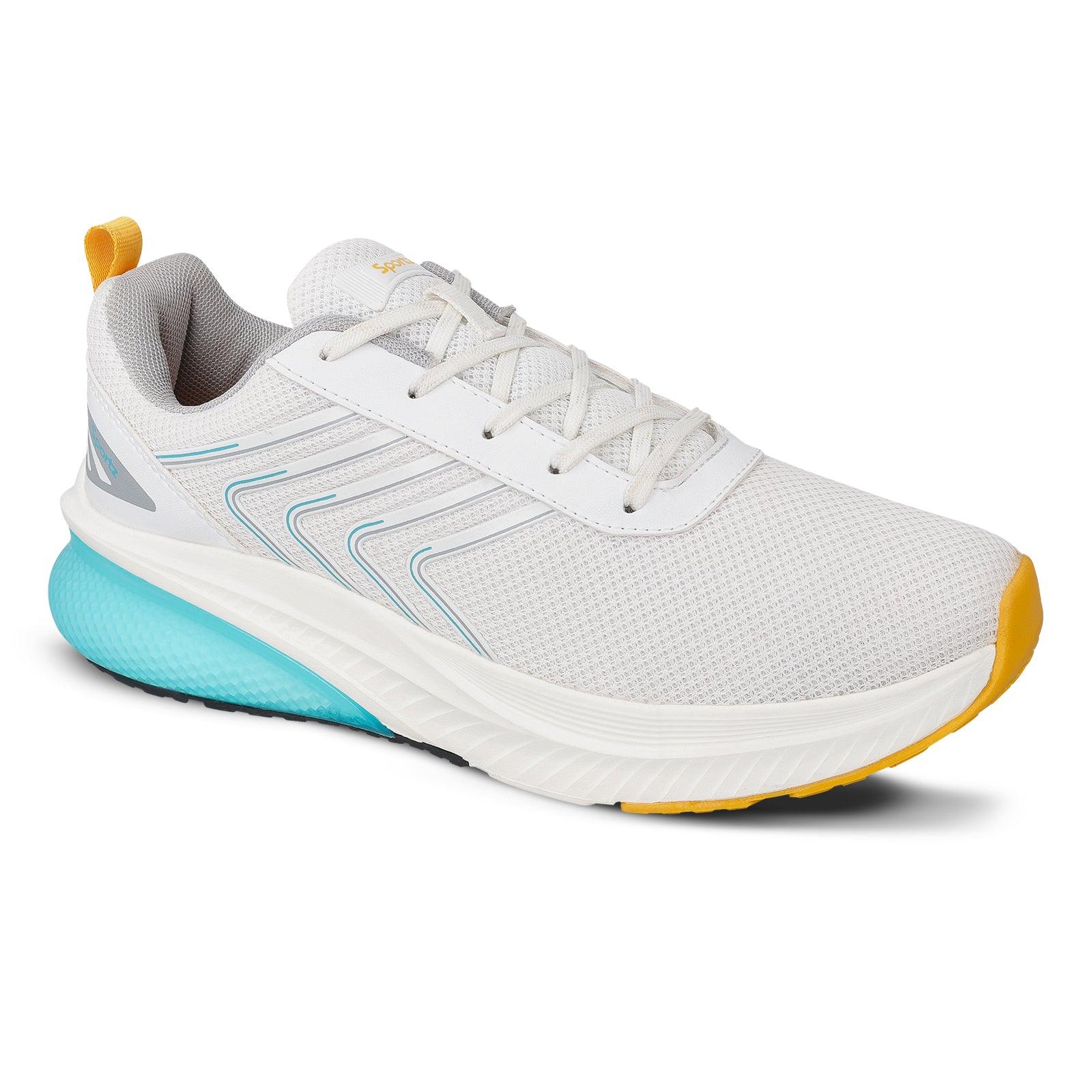 WENGOR Men's Lace-up Sports Shoes - White
