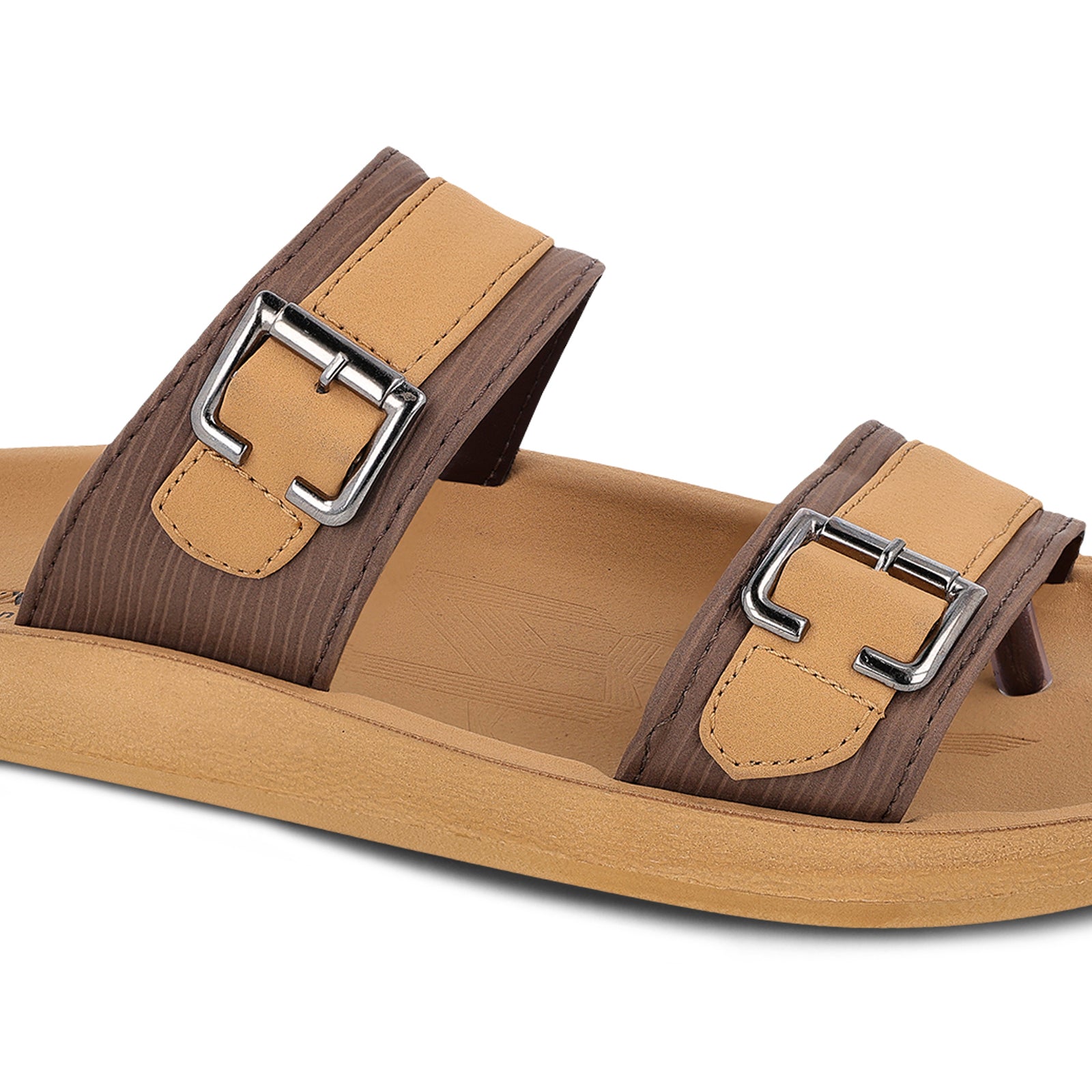 Men's Daily Wear Sandals - WGR53029 Mocha Brown