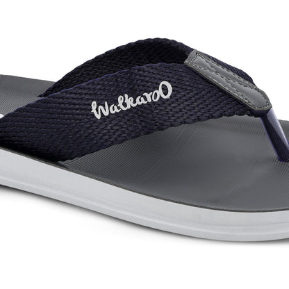 Walkaroo Men Solid Thong Sandals  - WG5002 Blue