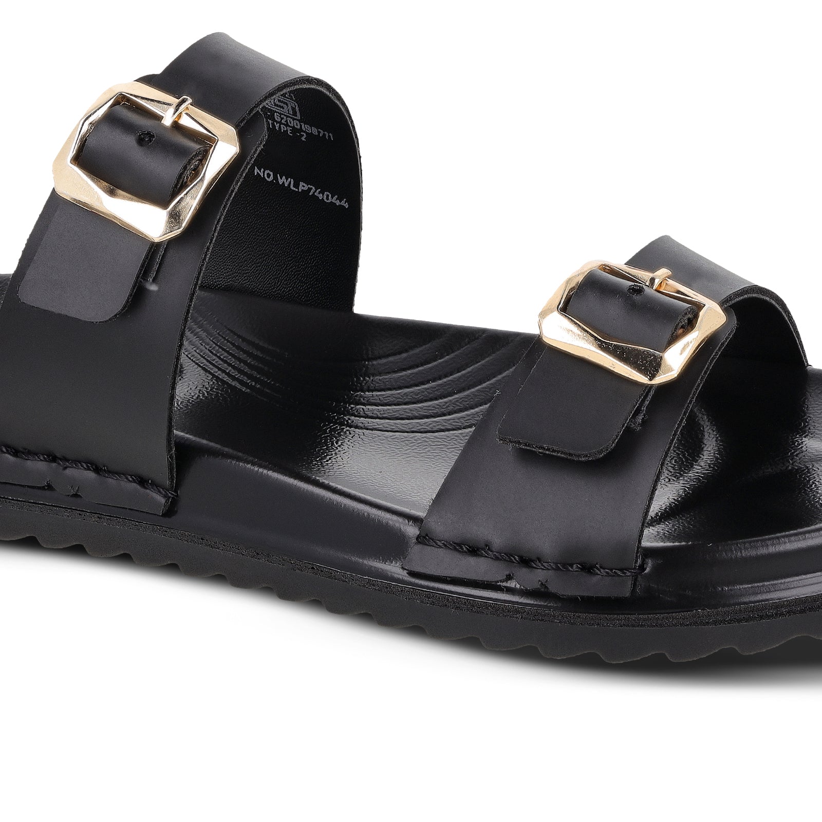 Women's Daily Wear Comfort Sandals - WLP74044 Black