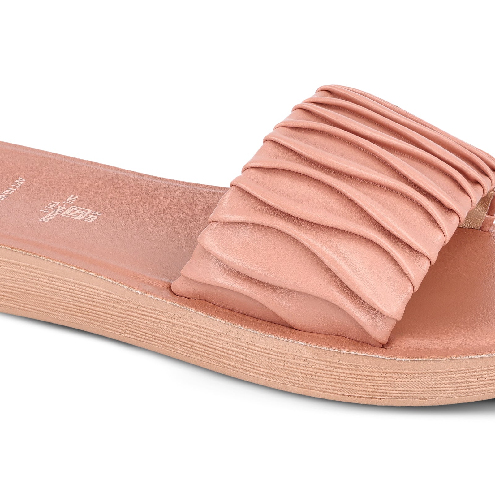 Women's Slide Sandals - WLP73000 Peach