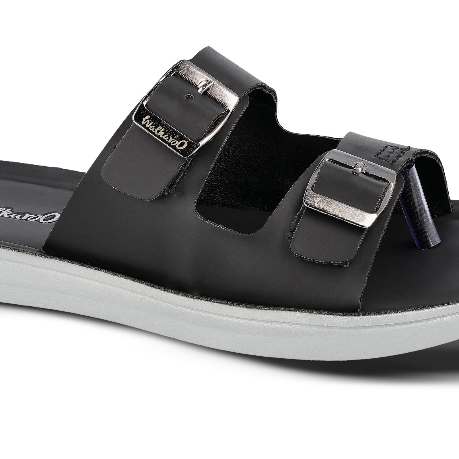 Women's Daily Wear Sandals - BX2554 Black – Walkaroo Footwear
