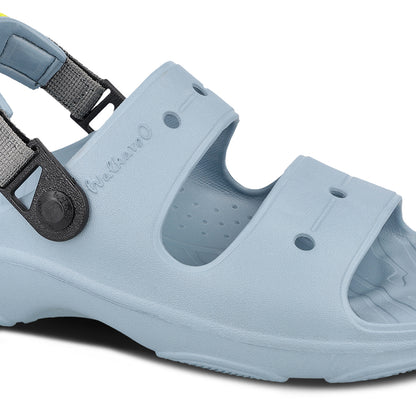Walkaroo Mens Clogs  - WC8712 Aqua Blue