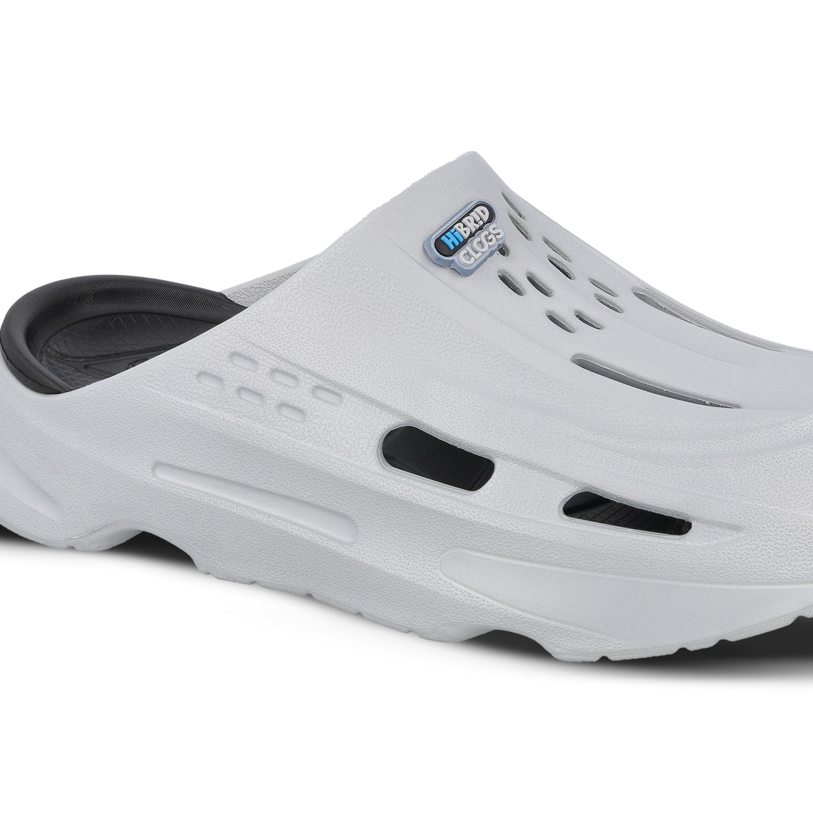 Men's Hybrid Clogs  - WE8787 Black Grey