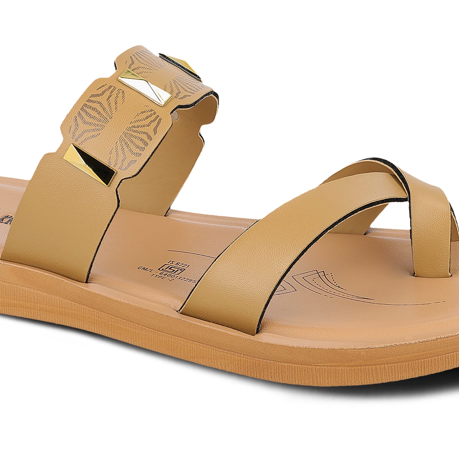 Women's Daily Wear Sandals  - WL7612 Beige