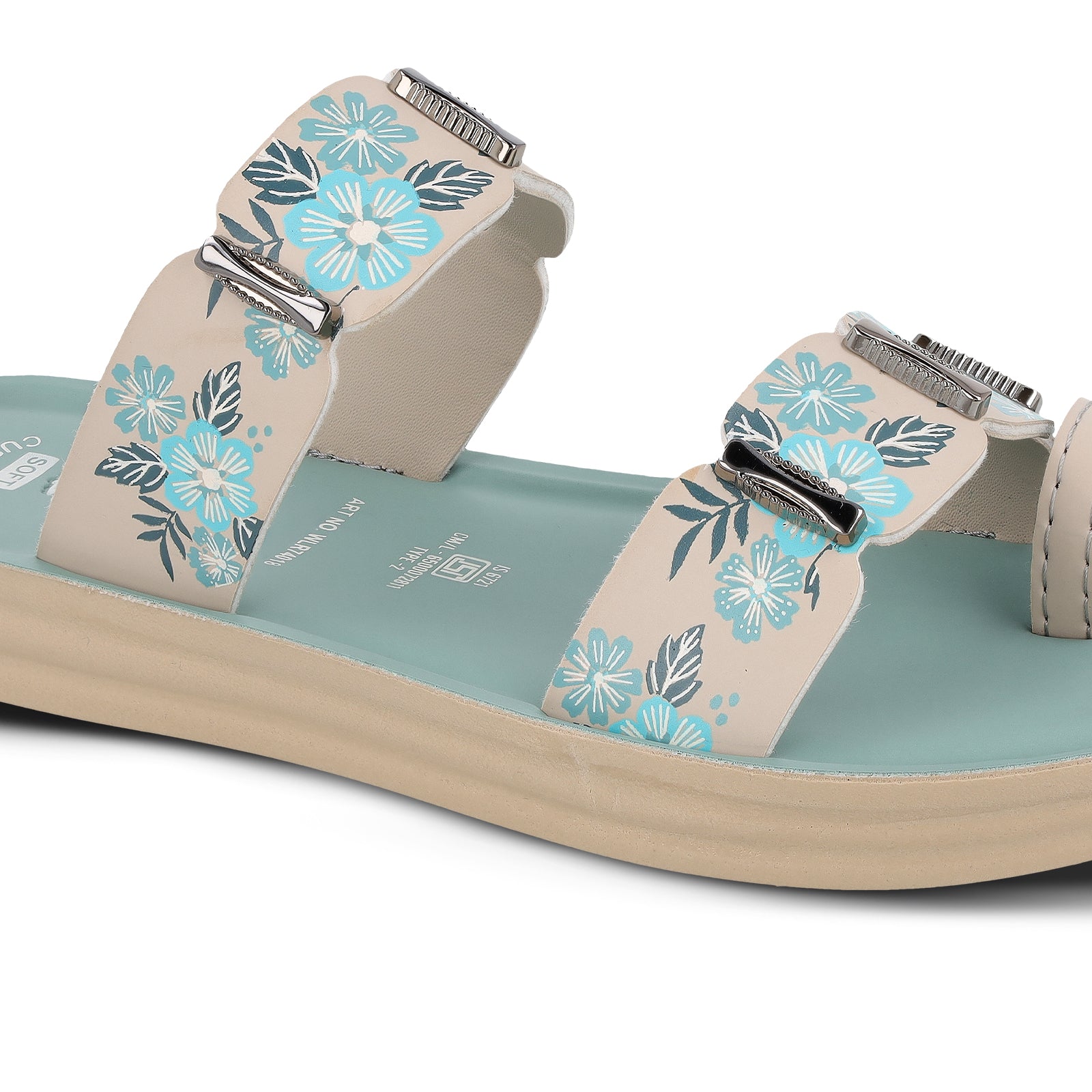 Women's Daily Wear Sandals - WLR74018 Turquoise Blue