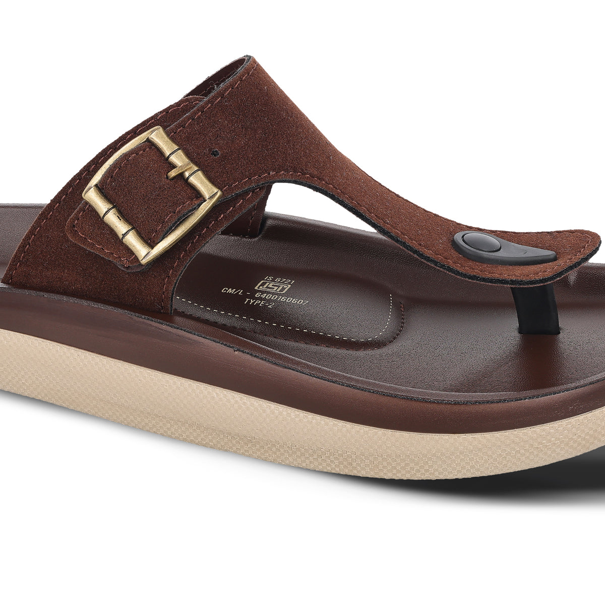 Men's Daily Wear Sandals - WGP53510 Brown