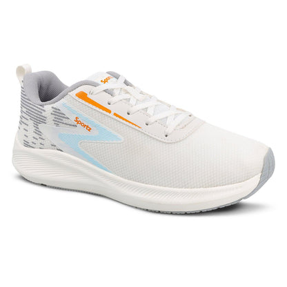 Stylex Men's Lace-up Sports Shoe - WS9611 White