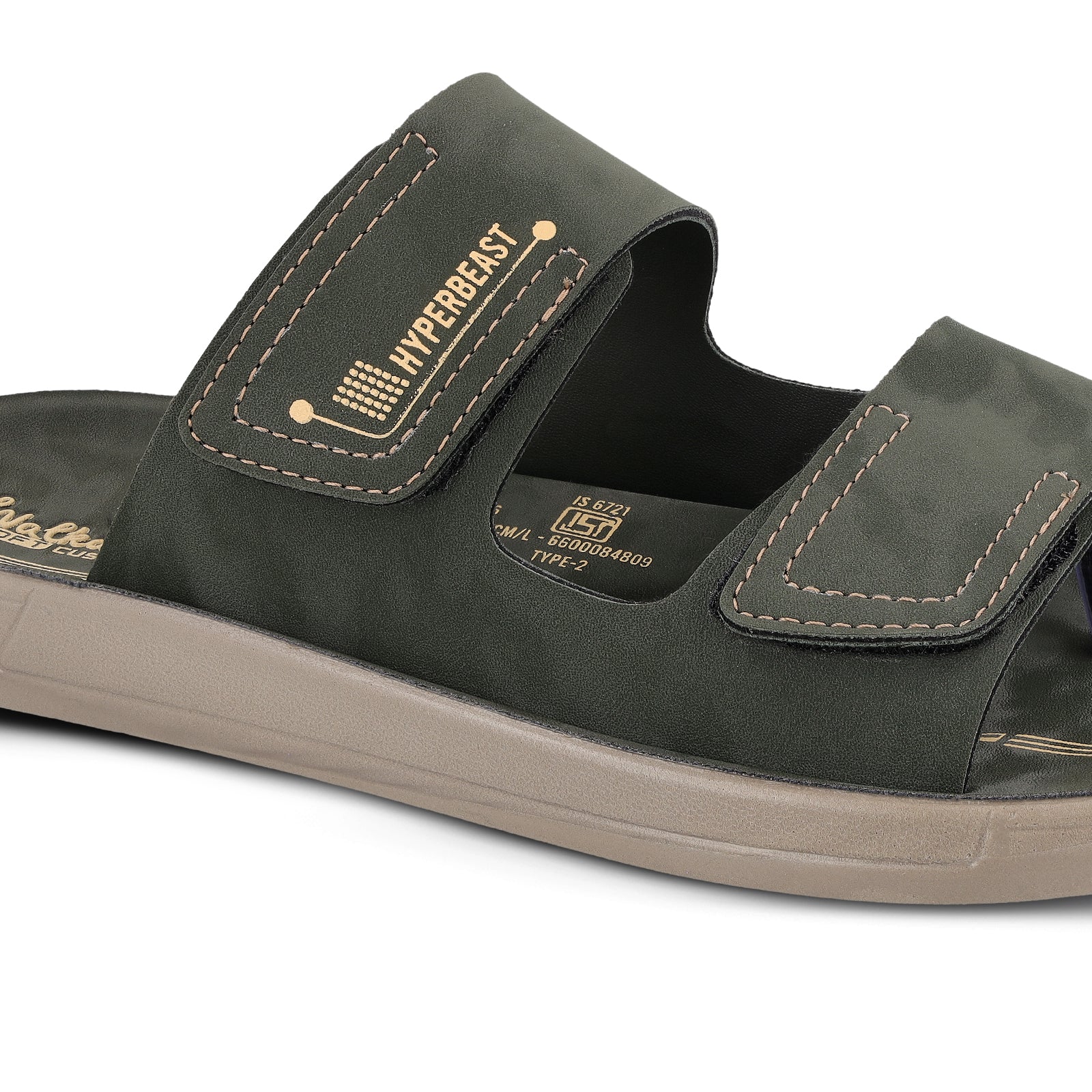 Men's Daily Wear Sandals - WGR53156 Olive