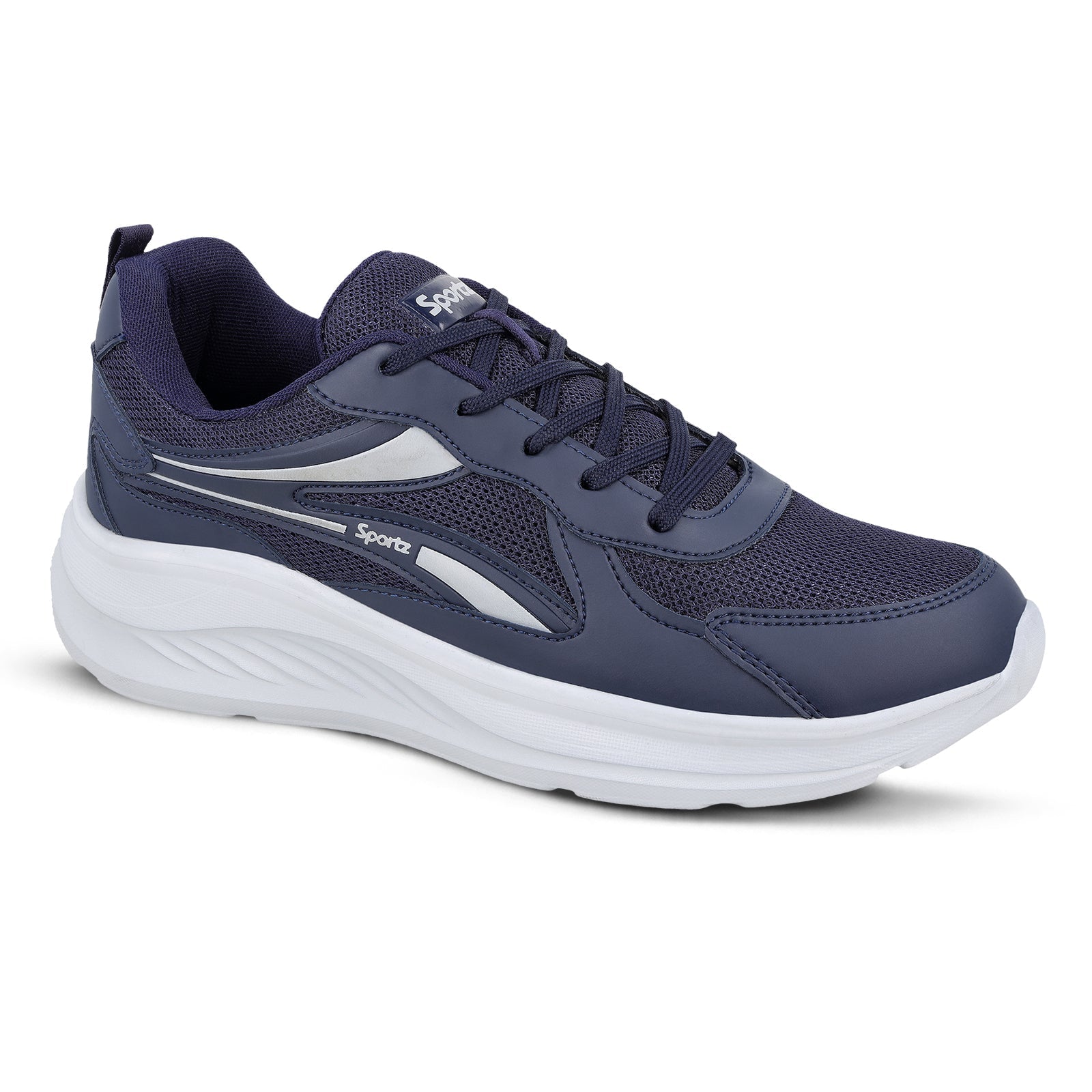Men's Lace-up Sports Shoe - WS9628 Navy Blue