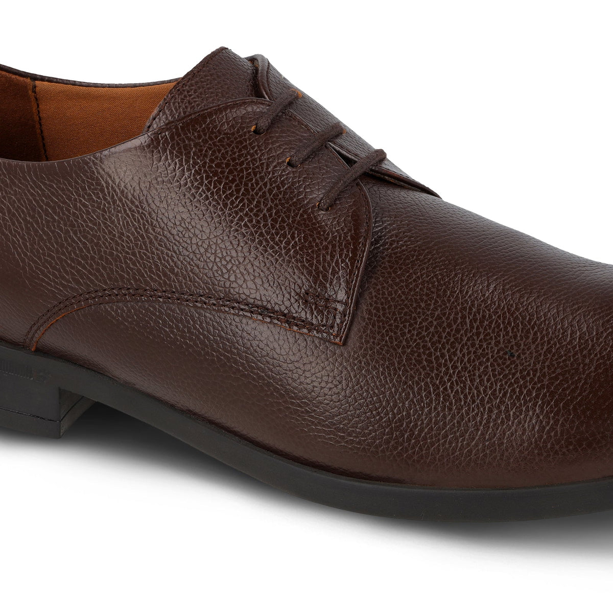 Men's Leather formals Shoes - WF6051 Brown