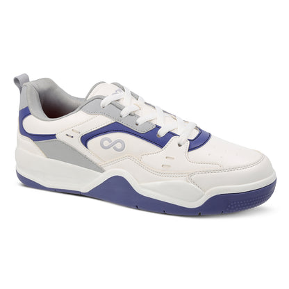 Men's Colourblocked Sneakers - WY3477 White Grey