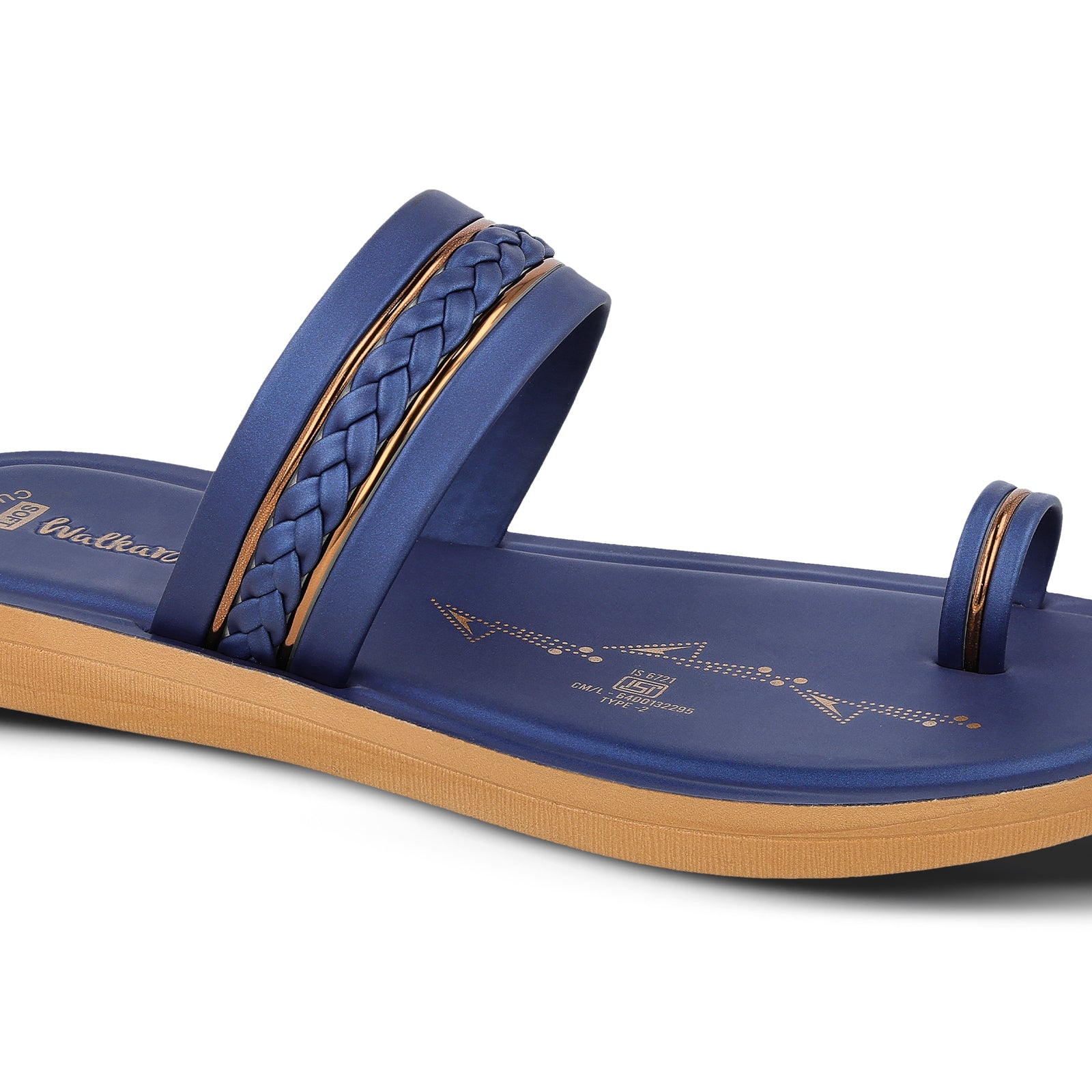 Women's Daily Wear Sandals  - WLR74501 Navy Blue