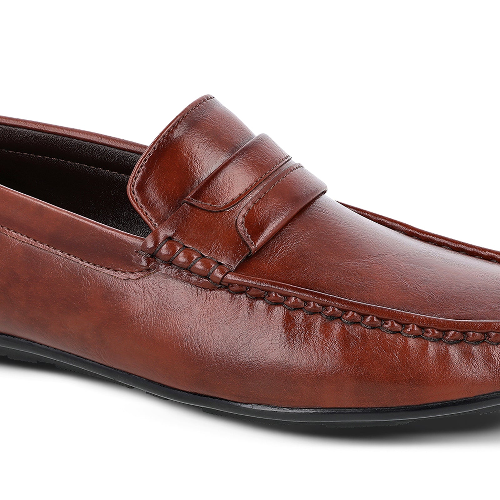 Men's Loafer Formal Shoes - 17142 Brown