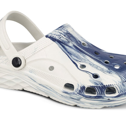 Men's Clogs  - 501 White Blue