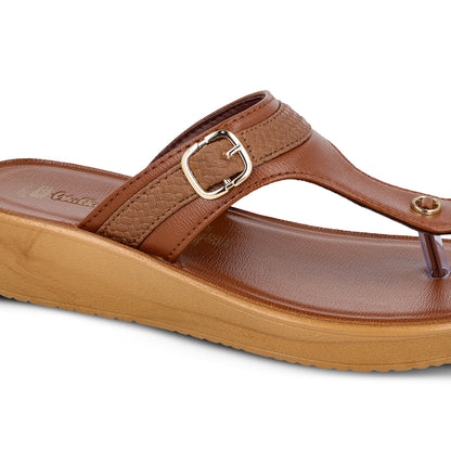 Women's Wedge Heel Sandals  - WLR71204 Brown
