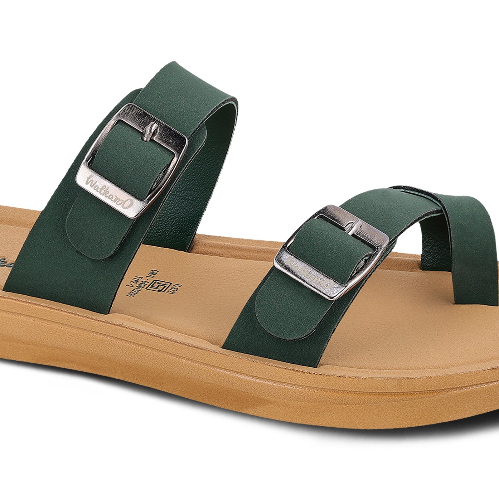 Women's Daily Wear Sandals  - WL7645 Green Beige