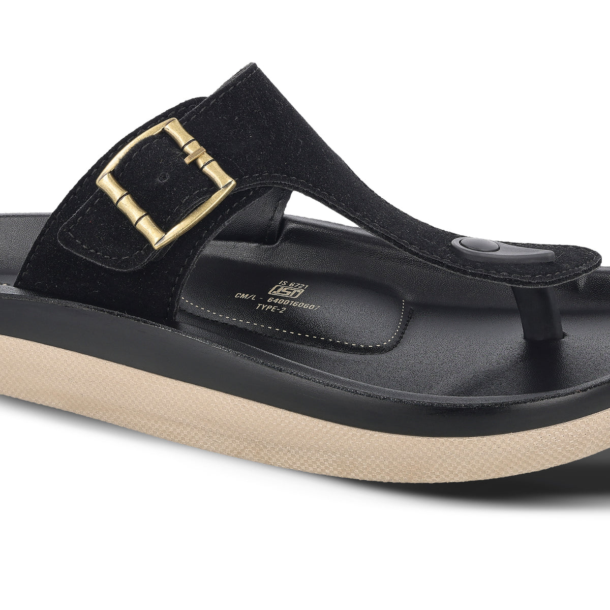 Men's Daily Wear Sandals - WGP53510 Black