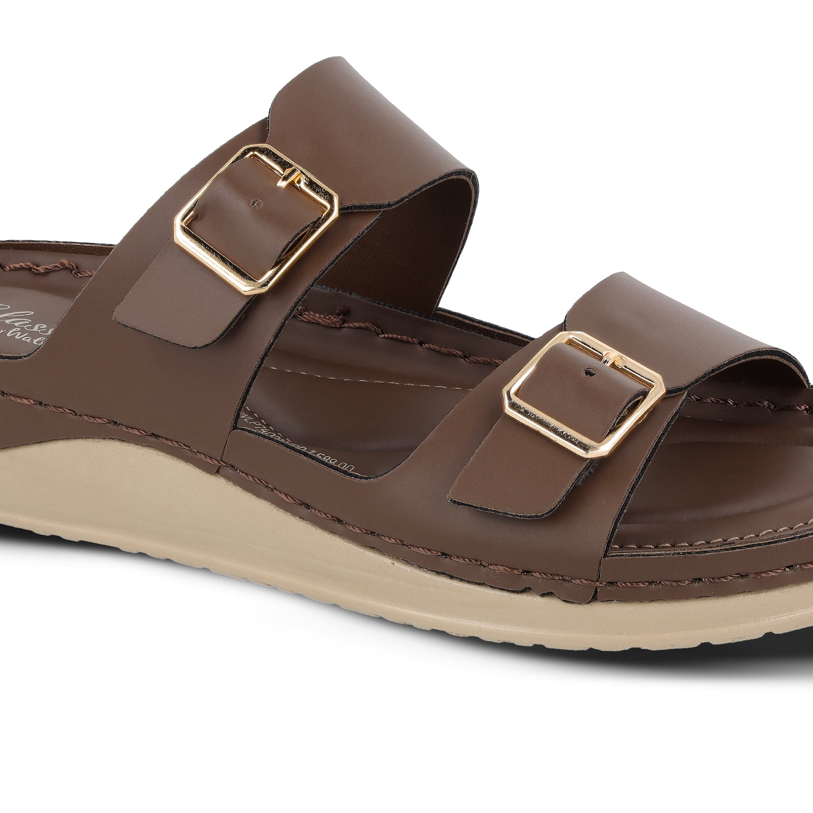 Women's Daily Wear Comfort Sandals  - WLP74021  Espresso